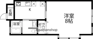 カーサファボーレ諸江町【102号室】の間取り