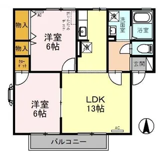 マーベラスF【1階】の間取り