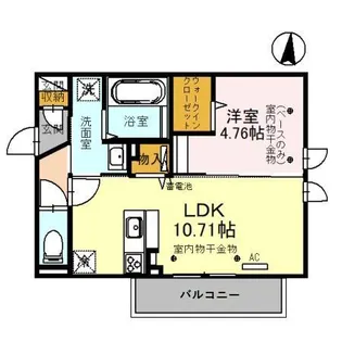 OTT’S桂【1階】の間取り