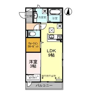 セジュールMM【1階】の間取り