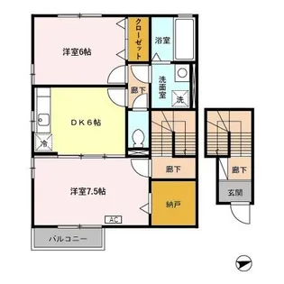 アルト スフィーダ A【2階】の間取り