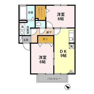 パストラル A【2階】の間取り