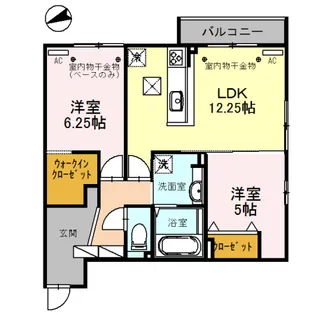 クレッシェンド. R【1階】の間取り
