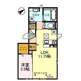 GLANZ【1階】の間取り