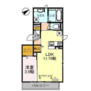 GLANZ【2階】の間取り