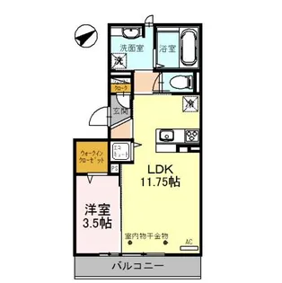 GLANZ【3階】の間取り