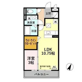 BANYAN TREE(バニヤン ツリー)【1階】の間取り