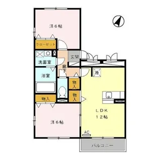 コータ・コートK B【3階】の間取り