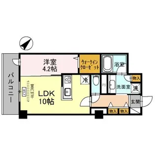 グランデ西金沢駅前【2階】の間取り