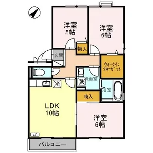 ドゥ・レフォール A【2階】の間取り