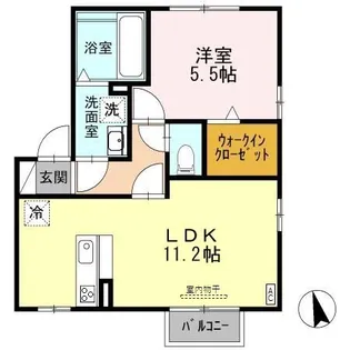 アサケラソス【2階】の間取り