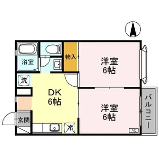 ドミール・エキニシ【2階】の間取り