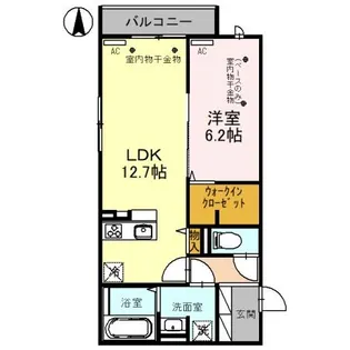 D-residence藤江Ⅰ【3階】の間取り