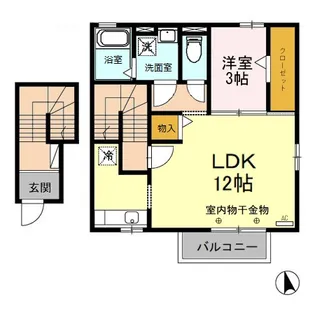 フロンテーラ【2階】の間取り