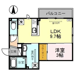 ティセージュ【2階】の間取り