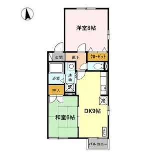 ノースリバーJ【1階】の間取り