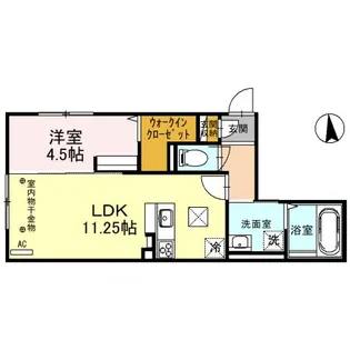 ひょうたんBOX【1階】の間取り
