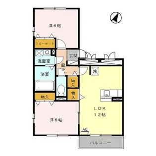 コータ・コートK A【3階】の間取り