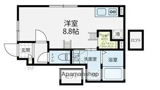 CONOKA【101号室】の間取り