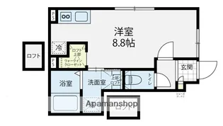 CONOKA【105号室】の間取り