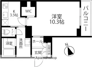 グラン ロフォス (GRAN ROFOSU)【3階】の間取り