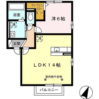 コージイ コート B【2階】の間取り