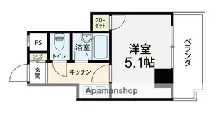 KCCオンワードベース【203号室】の間取り