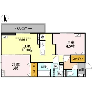 ルミナ【105号室】の間取り