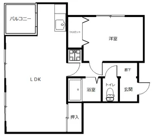 AOIマンション【402号室】の間取り