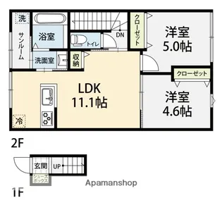 SEIZE A【2階】の間取り