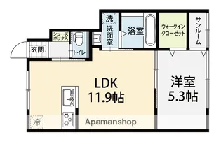 SEIZE B【1階】の間取り