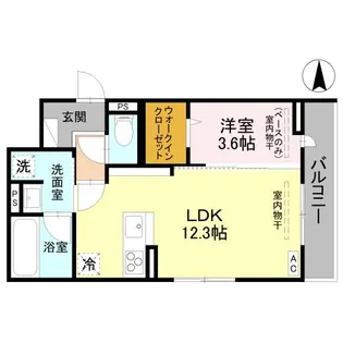 DR藤江北【301号室】の間取り
