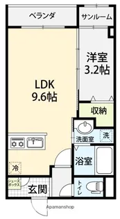 ドリーム16【302号室】の間取り