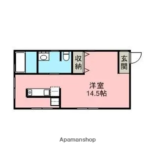 ABOX5セパレーツ【202号室】の間取り