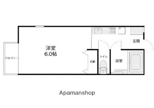 メイプルハイム【201号室】の間取り