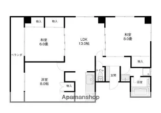 アネックス1010【202号室】の間取り