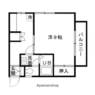 クレストコート【102号室】の間取り