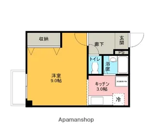 ペスカトーレ・出雲【203号室】の間取り