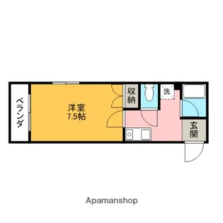 メゾンハッチェリー【301号室】の間取り