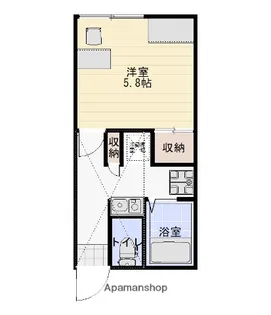 サラ・ジーン【203号室】の間取り