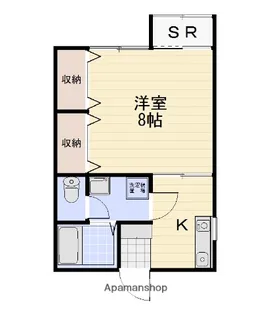 カーネア【1B号室】の間取り