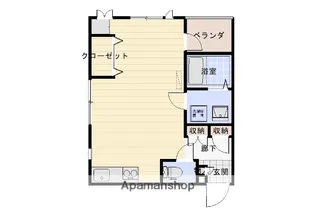 イグドラシル【1F号室】の間取り