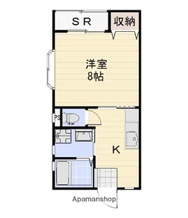 メイユール【201号室】の間取り
