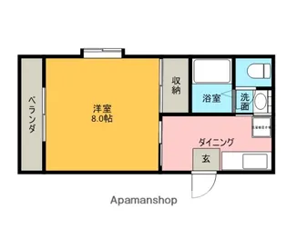 プリムローズ【103号室】の間取り