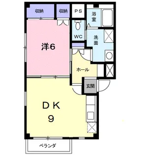 エスポアメゾン【1階】の間取り