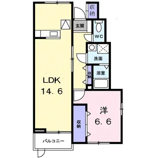 フリーゼ Ⅲ【1階】の間取り