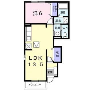 クレストⅠ【1階】の間取り