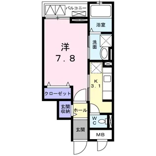 グレープハウス【3階】の間取り