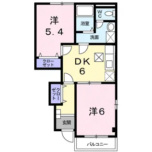 グラン・リーオⅡ【1階】の間取り