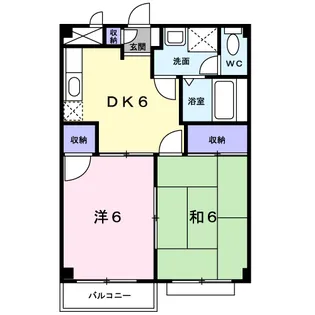 エルディムAIⅠ【2階】の間取り